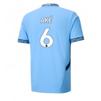 Moški Nogometni dresi Manchester City Nathan Ake #6 Domači 2024-25 Kratek Rokav